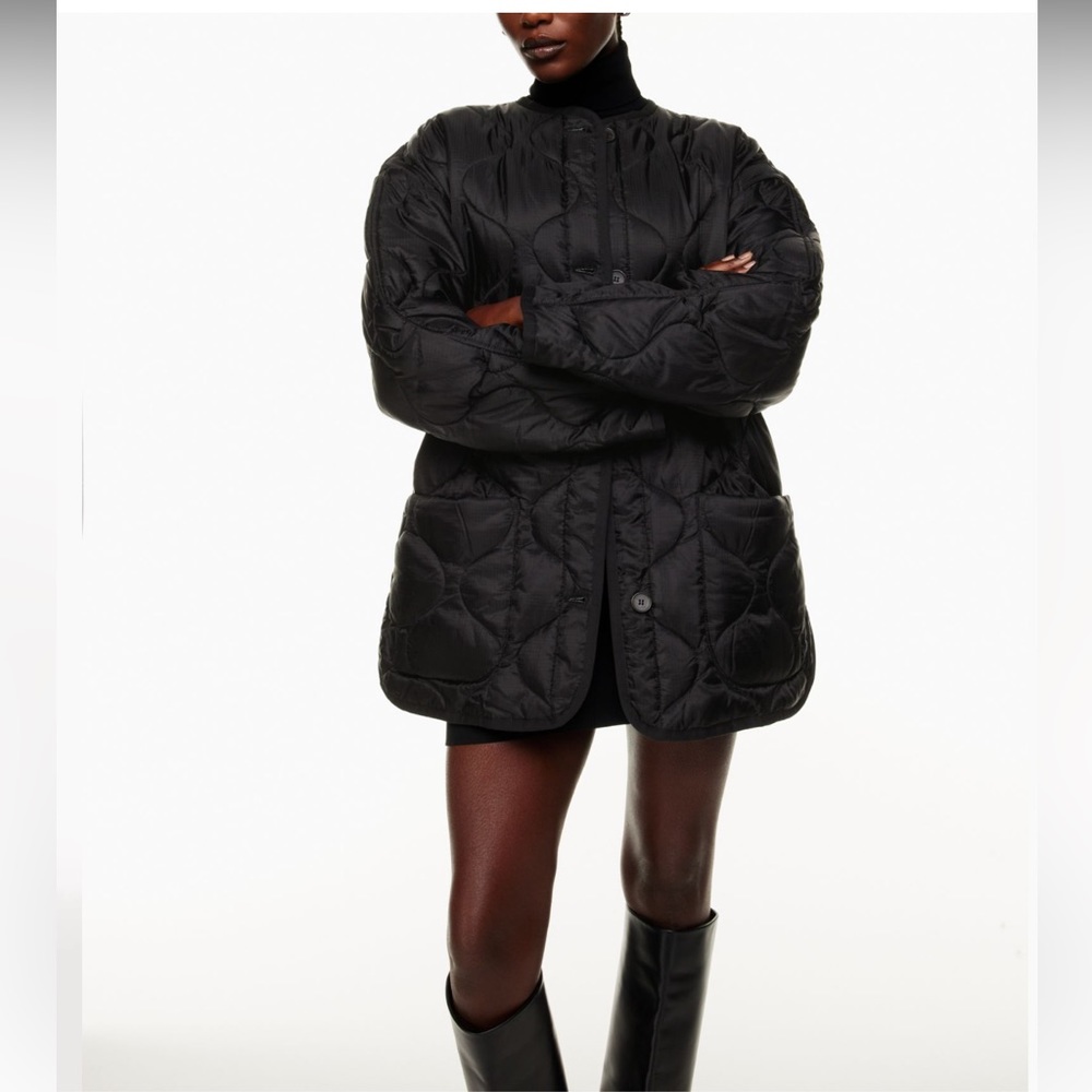 Aritzia Babaton Evergreen Quilted Jacket